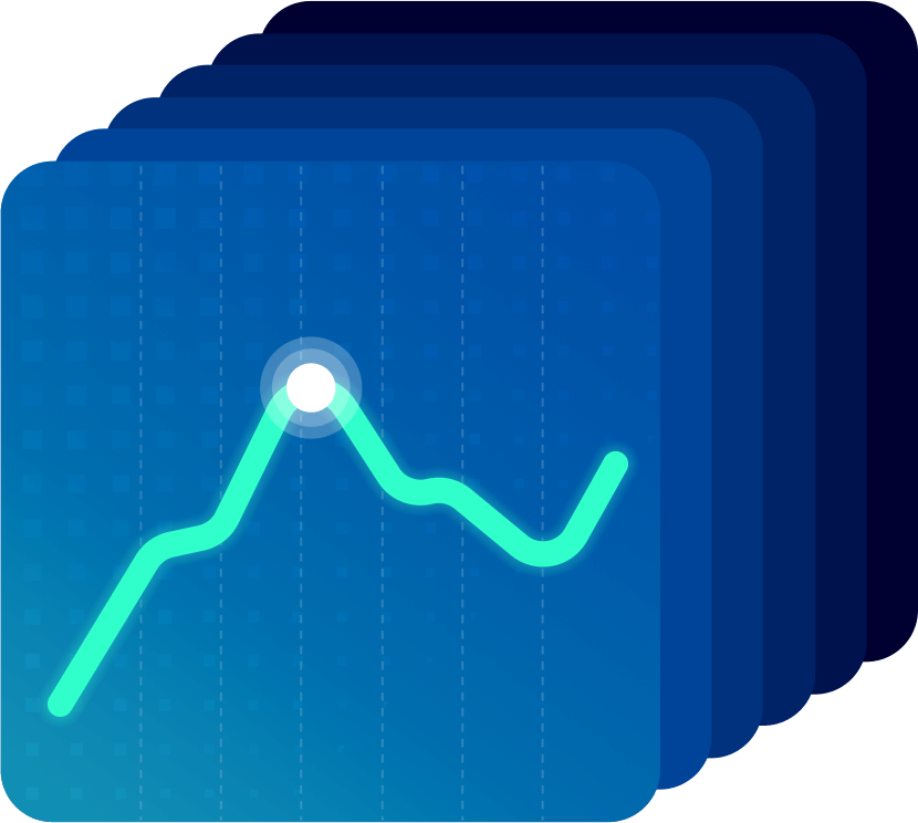 Ilustração de gráfico de crescimento do mercado de startups